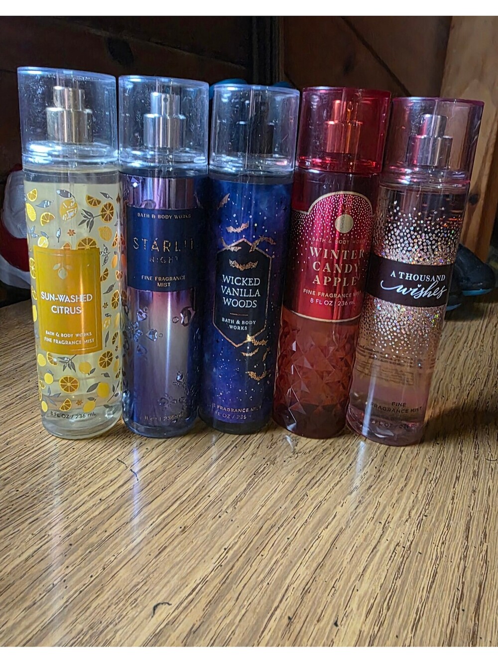 5 piece of Bath and Body Works perfume